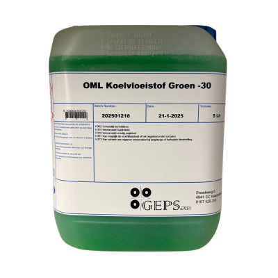 OML Koelvloeistof Groen -30 5L