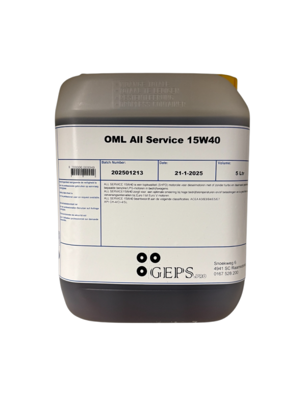 OML ALL Service Motorolie 15W-40 5L