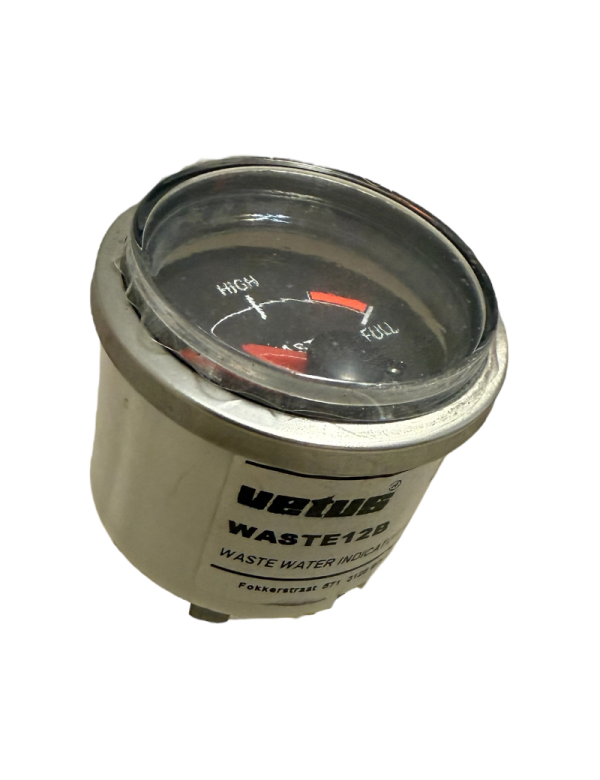 Vetus Vuilwaterniveaumeter 12V D52mm
